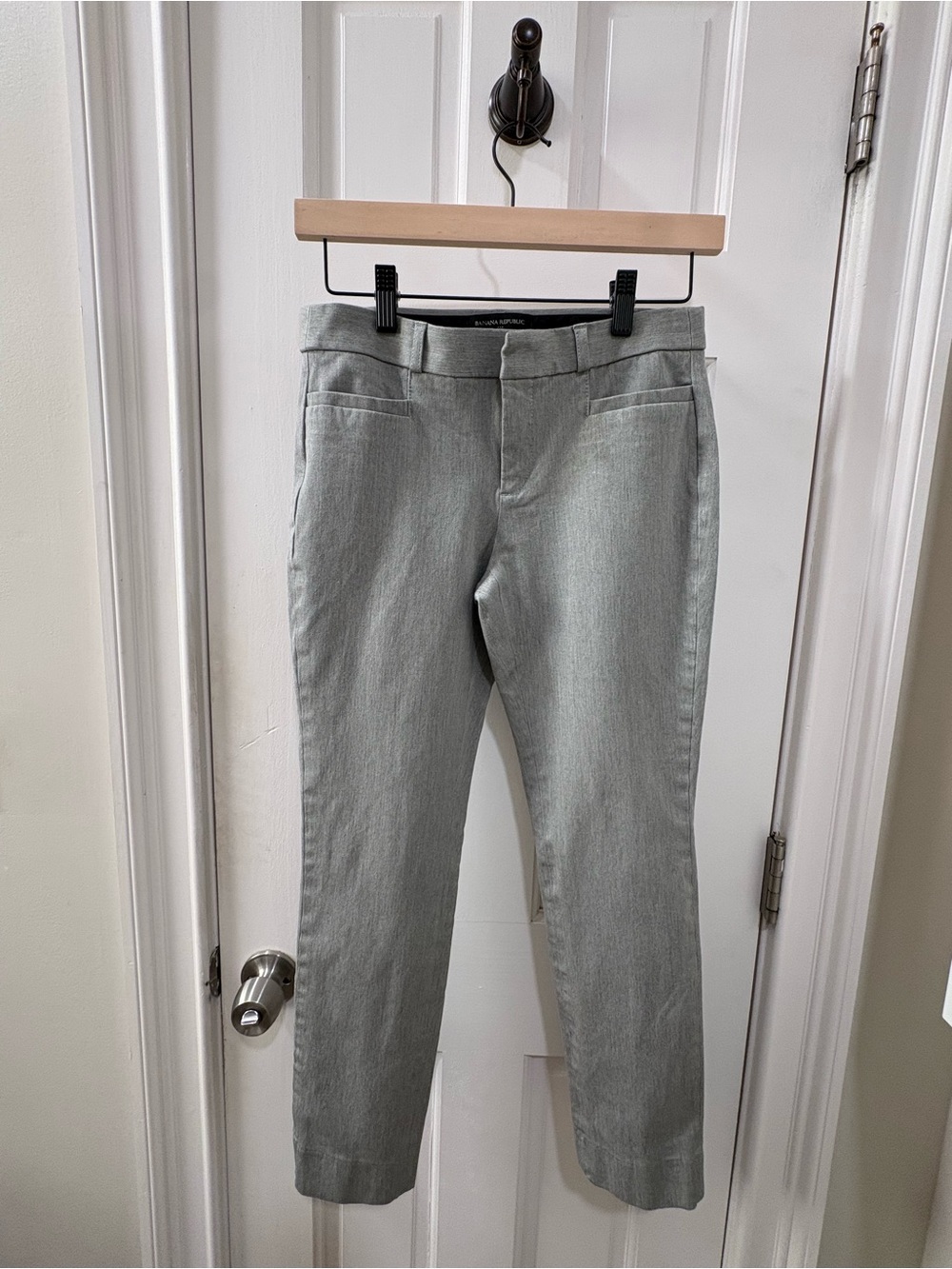 Banana Republic Sloan Curvy Fit Pants Size 0 | Light Gray | Like New